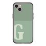 スリムプロテクションプレミアムケース［ オリジナル - initial two tone - G green ］