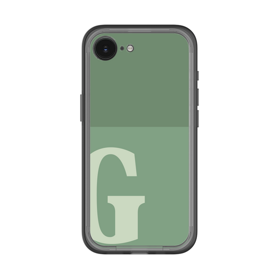 スリムプロテクションプレミアムケース［ オリジナル - initial two tone - G green ］