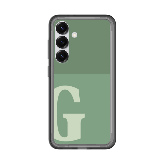 スリムプロテクションプレミアムケース［ オリジナル - initial two tone - G green ］