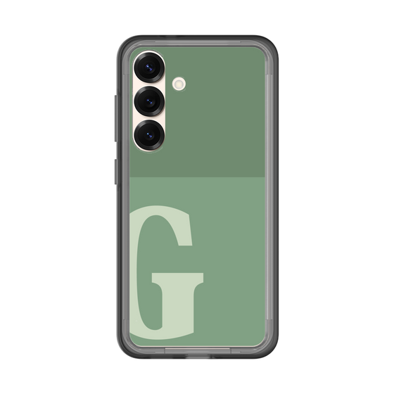 スリムプロテクションプレミアムケース［ オリジナル - initial two tone - G green ］
