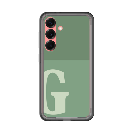 スリムプロテクションプレミアムケース［ オリジナル - initial two tone - G green ］