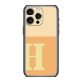 スリムプロテクションプレミアムケース［ オリジナル - initial two tone - H orange ］