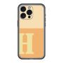 スリムプロテクションプレミアムケース［ オリジナル - initial two tone - H orange ］