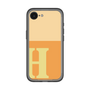 スリムプロテクションプレミアムケース［ オリジナル - initial two tone - H orange ］
