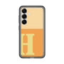 スリムプロテクションプレミアムケース［ オリジナル - initial two tone - H orange ］