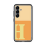 スリムプロテクションプレミアムケース［ オリジナル - initial two tone - H orange ］
