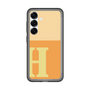 スリムプロテクションプレミアムケース［ オリジナル - initial two tone - H orange ］