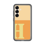 スリムプロテクションプレミアムケース［ オリジナル - initial two tone - H orange ］