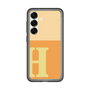 スリムプロテクションプレミアムケース［ オリジナル - initial two tone - H orange ］