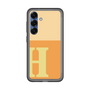 スリムプロテクションプレミアムケース［ オリジナル - initial two tone - H orange ］