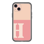 スリムプロテクションプレミアムケース［ オリジナル - initial two tone - H pink ］