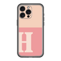 スリムプロテクションプレミアムケース［ オリジナル - initial two tone - H pink ］