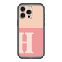 スリムプロテクションプレミアムケース［ オリジナル - initial two tone - H pink ］