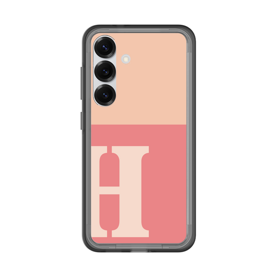 スリムプロテクションプレミアムケース［ オリジナル - initial two tone - H pink ］