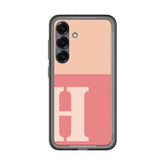 スリムプロテクションプレミアムケース［ オリジナル - initial two tone - H pink ］