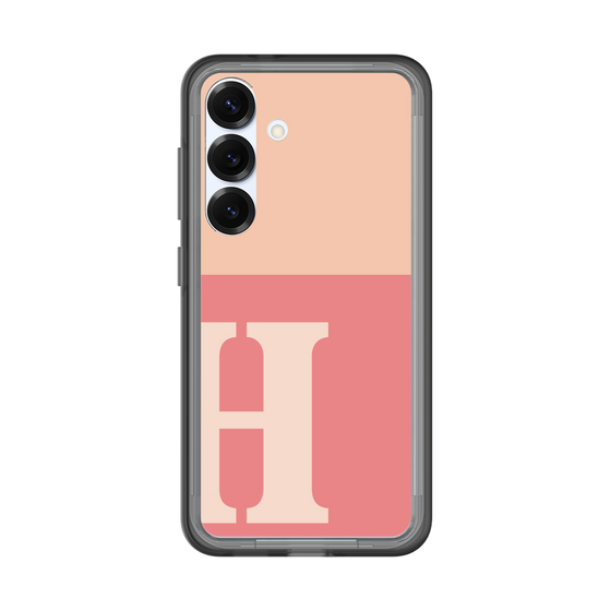 スリムプロテクションプレミアムケース［ オリジナル - initial two tone - H pink ］