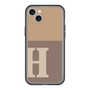 スリムプロテクションプレミアムケース［ オリジナル - initial two tone - H brown ］