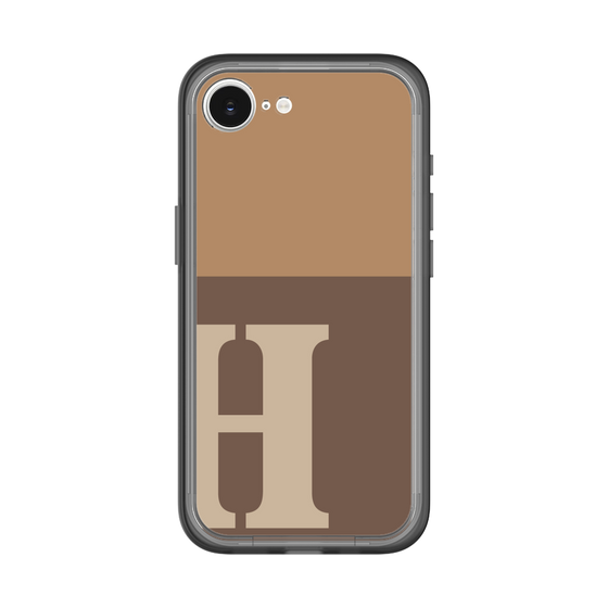 スリムプロテクションプレミアムケース［ オリジナル - initial two tone - H brown ］