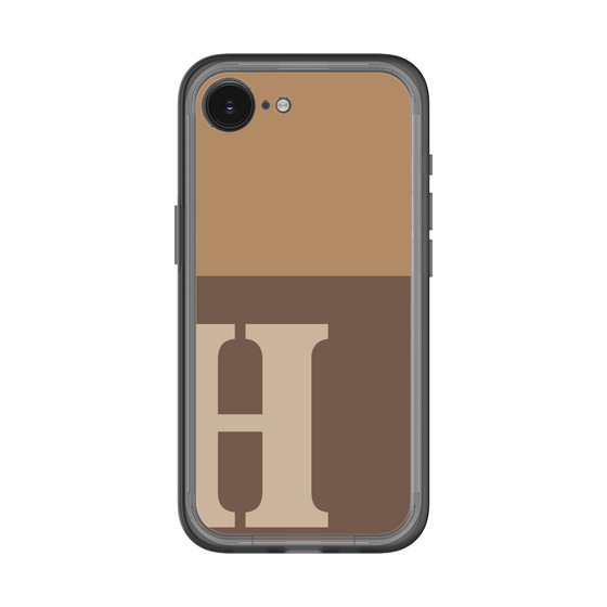 スリムプロテクションプレミアムケース［ オリジナル - initial two tone - H brown ］