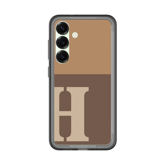 スリムプロテクションプレミアムケース［ オリジナル - initial two tone - H brown ］