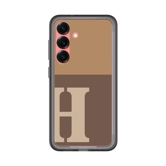 スリムプロテクションプレミアムケース［ オリジナル - initial two tone - H brown ］