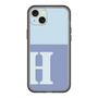 スリムプロテクションプレミアムケース［ オリジナル - initial two tone - H blue ］