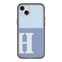 スリムプロテクションプレミアムケース［ オリジナル - initial two tone - H blue ］