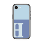 スリムプロテクションプレミアムケース［ オリジナル - initial two tone - H blue ］