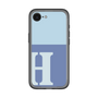 スリムプロテクションプレミアムケース［ オリジナル - initial two tone - H blue ］