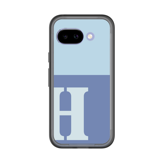スリムプロテクションプレミアムケース［ オリジナル - initial two tone - H blue ］