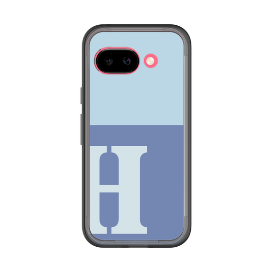 スリムプロテクションプレミアムケース［ オリジナル - initial two tone - H blue ］