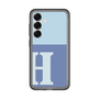 スリムプロテクションプレミアムケース［ オリジナル - initial two tone - H blue ］