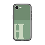 スリムプロテクションプレミアムケース［ オリジナル - initial two tone - H green ］
