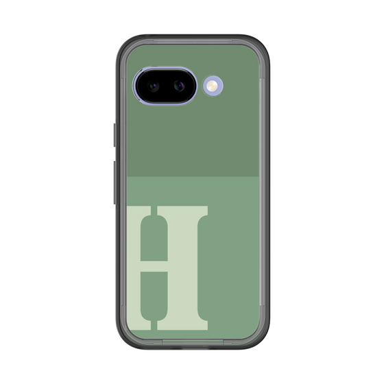 スリムプロテクションプレミアムケース［ オリジナル - initial two tone - H green ］