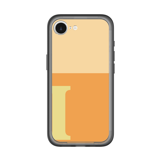 スリムプロテクションプレミアムケース［ オリジナル - initial two tone - I orange ］