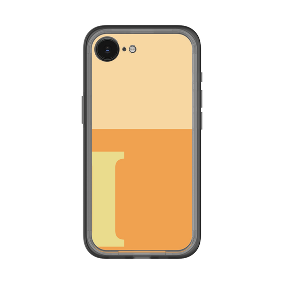スリムプロテクションプレミアムケース［ オリジナル - initial two tone - I orange ］