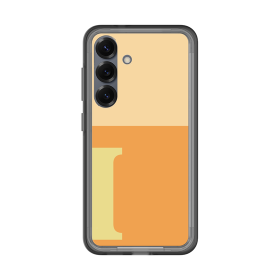 スリムプロテクションプレミアムケース［ オリジナル - initial two tone - I orange ］