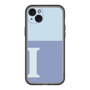 スリムプロテクションプレミアムケース［ オリジナル - initial two tone - I blue ］