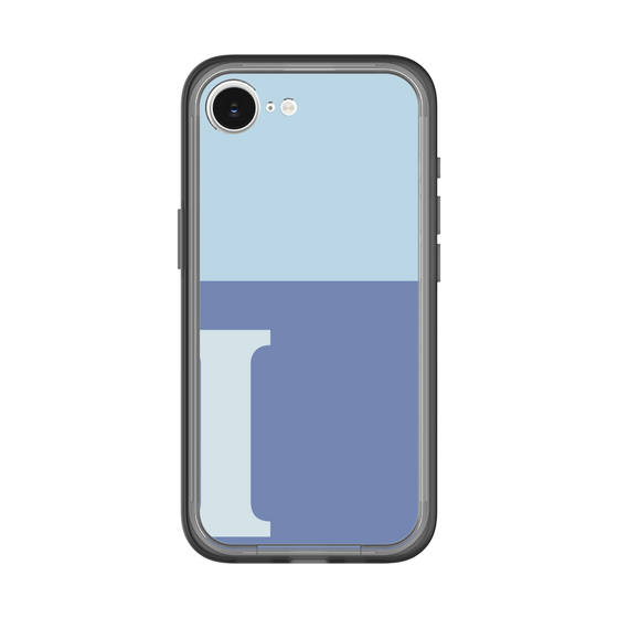 スリムプロテクションプレミアムケース［ オリジナル - initial two tone - I blue ］
