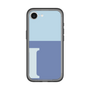 スリムプロテクションプレミアムケース［ オリジナル - initial two tone - I blue ］
