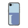 スリムプロテクションプレミアムケース［ オリジナル - initial two tone - I blue ］