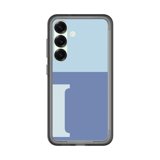 スリムプロテクションプレミアムケース［ オリジナル - initial two tone - I blue ］