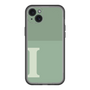 スリムプロテクションプレミアムケース［ オリジナル - initial two tone - I green ］
