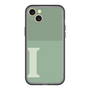 スリムプロテクションプレミアムケース［ オリジナル - initial two tone - I green ］