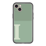 スリムプロテクションプレミアムケース［ オリジナル - initial two tone - I green ］
