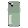 スリムプロテクションプレミアムケース［ オリジナル - initial two tone - I green ］