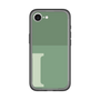 スリムプロテクションプレミアムケース［ オリジナル - initial two tone - I green ］