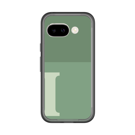 スリムプロテクションプレミアムケース［ オリジナル - initial two tone - I green ］