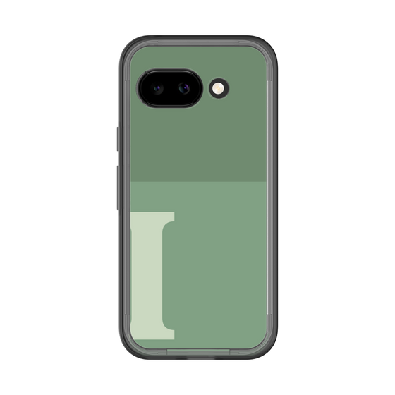 スリムプロテクションプレミアムケース［ オリジナル - initial two tone - I green ］
