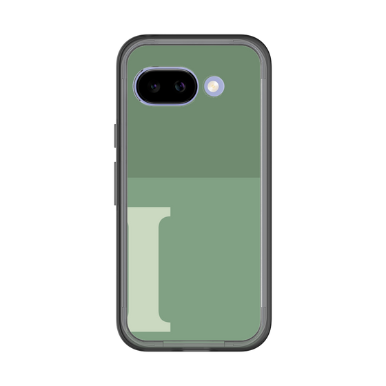 スリムプロテクションプレミアムケース［ オリジナル - initial two tone - I green ］